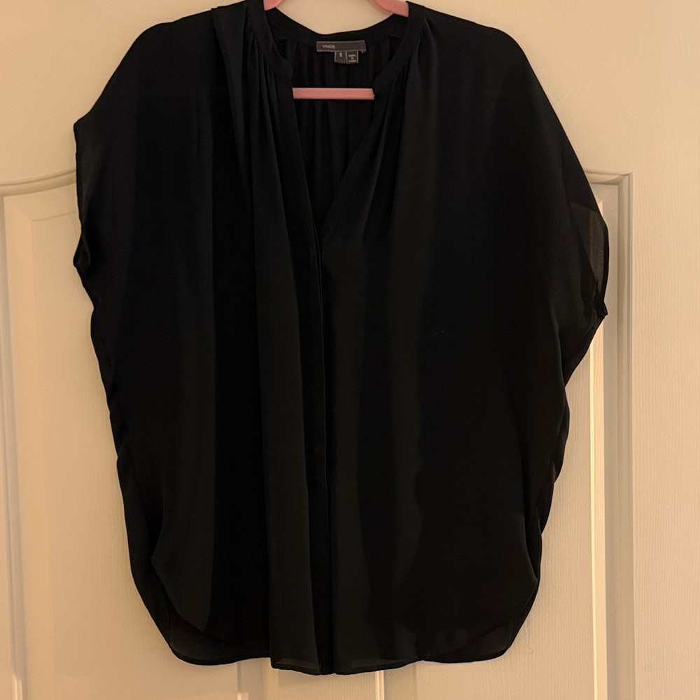 Vince Black Women's Blouse